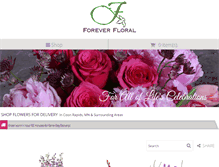 Tablet Screenshot of foreverfloralflowers.com